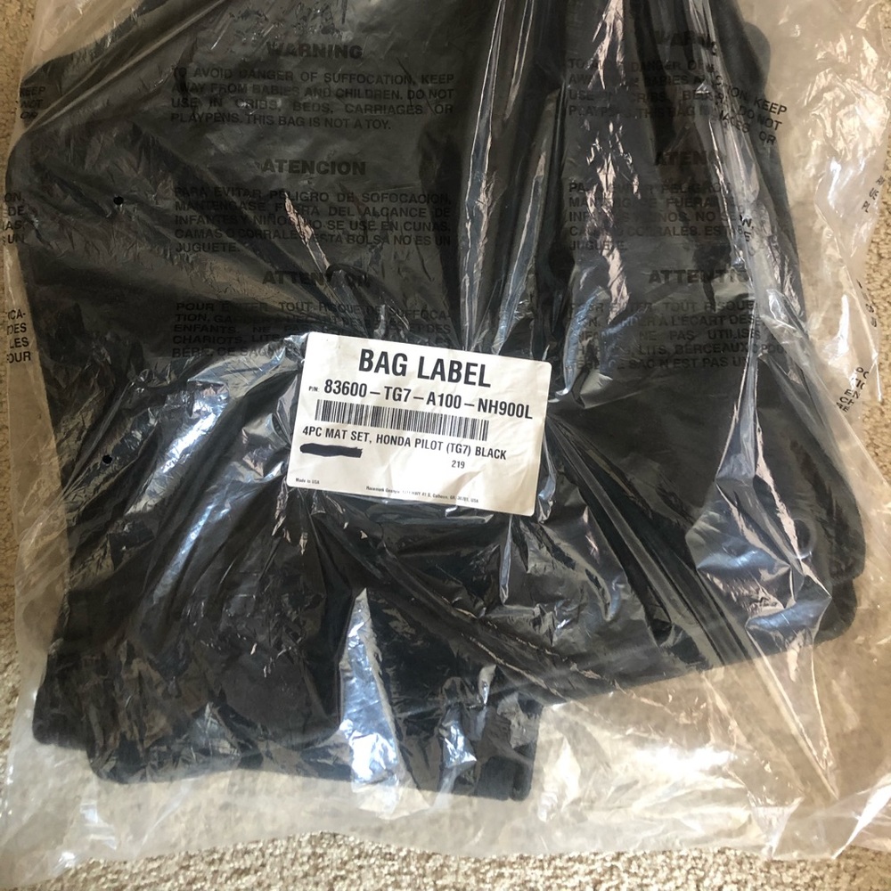 Honda Pilot mat set
